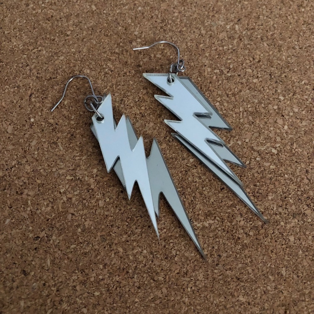 lightning bolt earrings